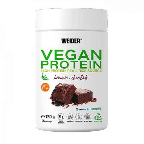 Vegan Protein 750 gr - Weider / Βίγκαν & Χορτοφαγική Πρωτεΐνη Γράμμωσης  Vegan Protein 750 gr - Weider / Βίγκαν & Χορτοφαγική Πρωτεΐνη Γράμμωσης