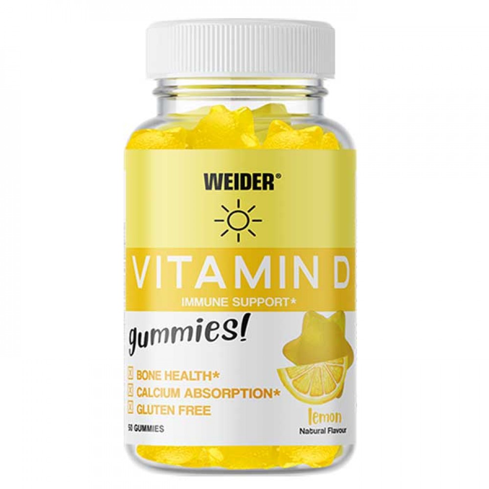 Vitamin D 50 Gummies Lemon - Weider