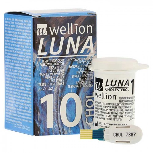 Wellion Luna Cholesterol 10 strips / Ταινίες Χοληστερίνης Wellion Luna Cholesterol 10 strips / Ταινίες Χοληστερίνης