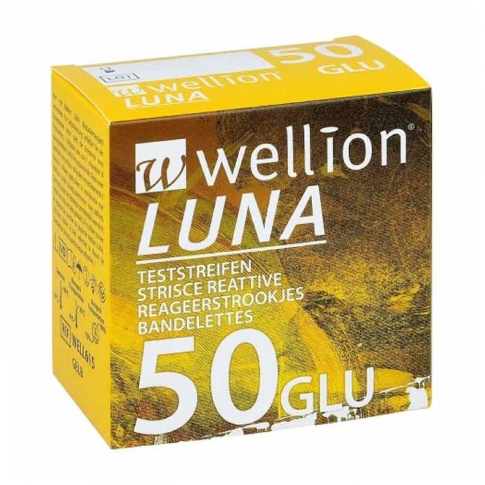 Wellion Luna Strips ΓΛΥΚΟΖΗΣ 50τμχ.