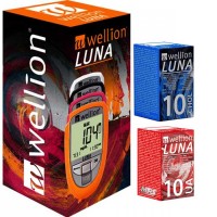 Wellion LUNA Trio με 10 ταινίες Χοληστερόλης & 10 ταινίες Ουρικού