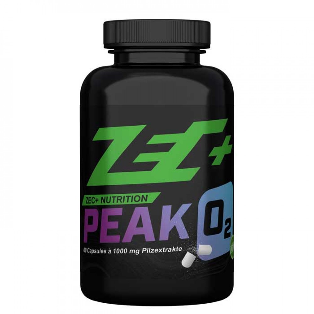 Peak O2 60 caps - Zec+ Nutrition / Mushroom Complex